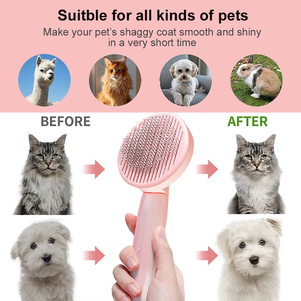 Self-Cleaning Pet Brush