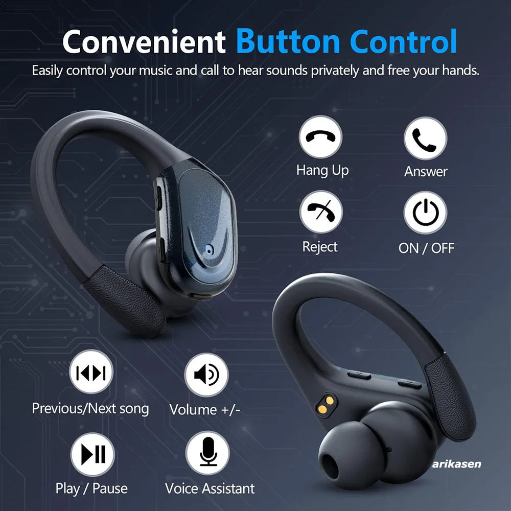 Wireless Bluetooth 5.3 Sport Earbuds