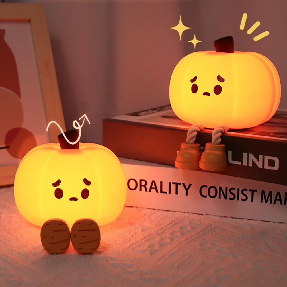 Cute Pumpkin Night Light