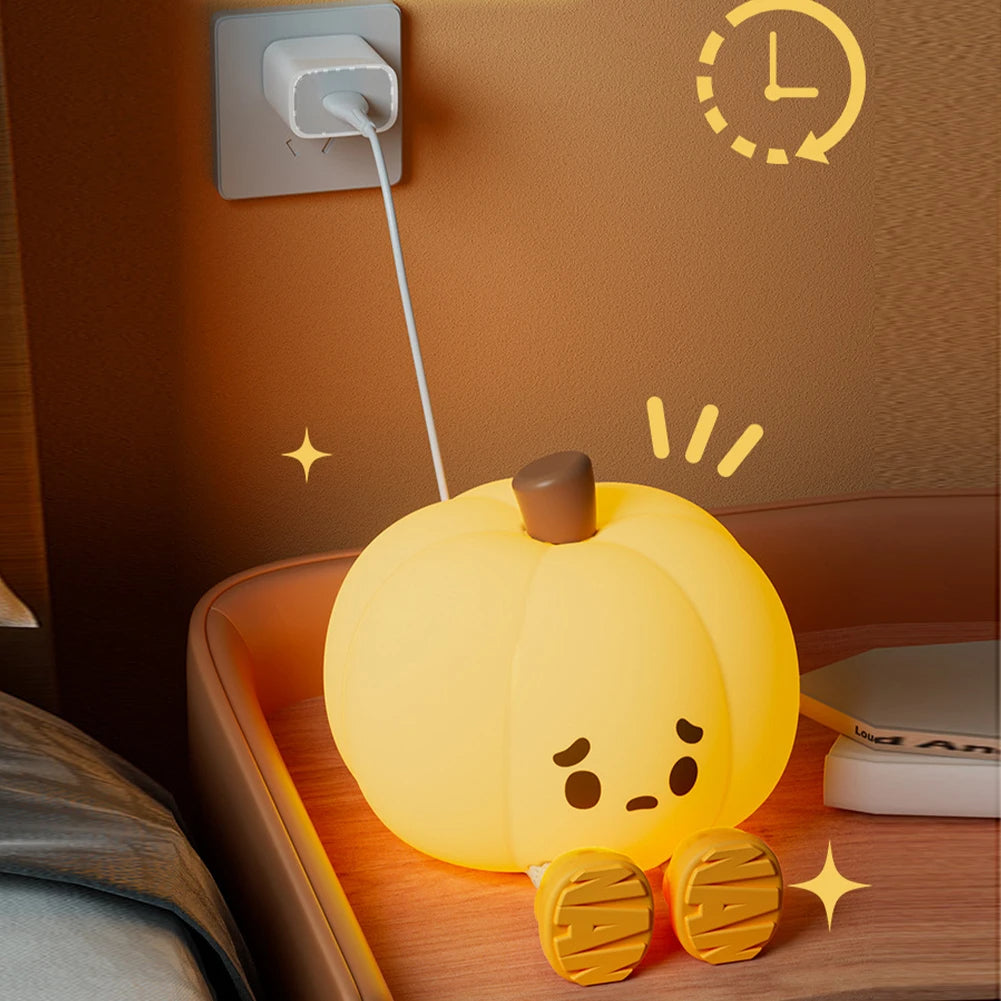 Cute Pumpkin Night Light